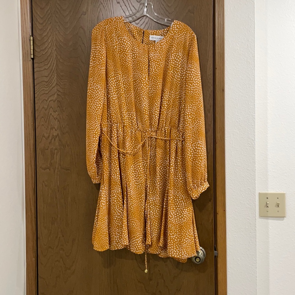 Emma & Michele Dress (mustard Yellow)
